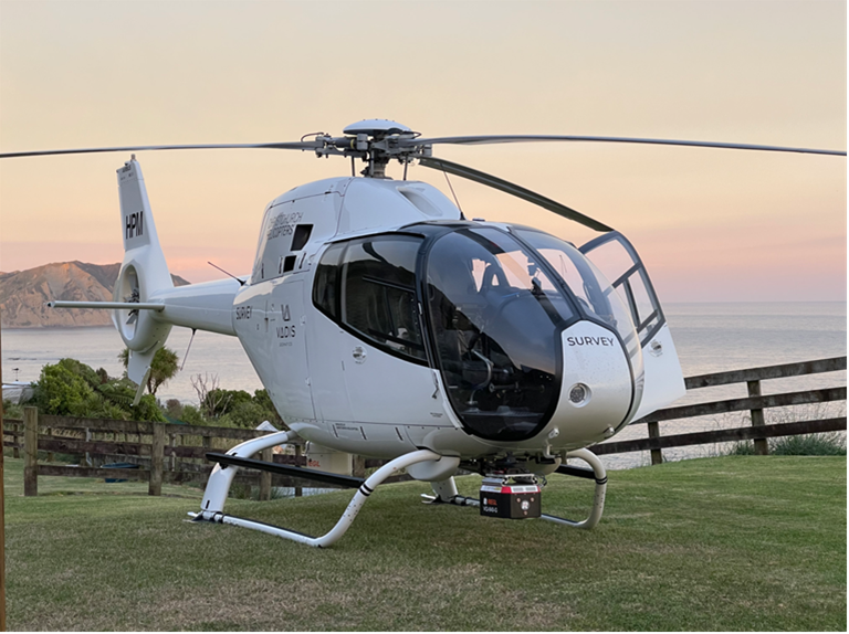 Survey helicopter