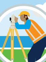 Surveying illustration