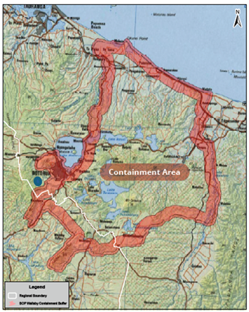 Endean Forest wallaby containment area