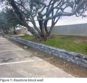 block wall