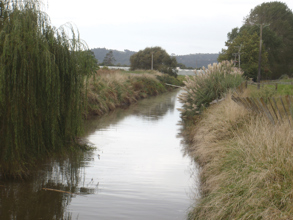 Rangitaiki Floodway works Aerial Dec 2013